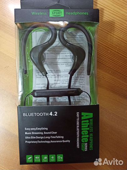 Спортивные наушники с микрофоном