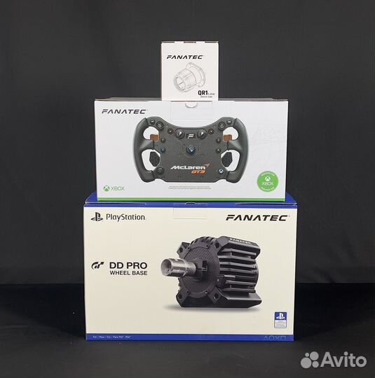 Fanatec под PS/Xbox/PC (база+руль+пед)