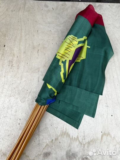 Флаг с гербом города Пушкино