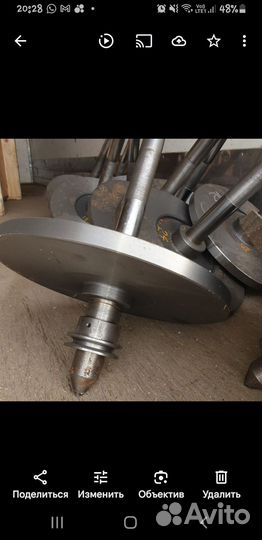 Металлоизделие в форме волчка