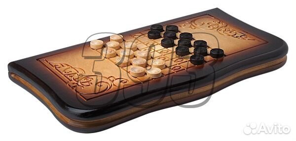 Нарды, шашки Гладиаторы (резные) (39460)