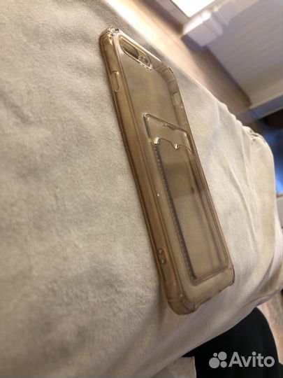 Чехол на iPhone 8 plus прозрачный