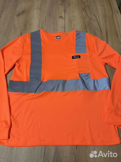 Лонгслив Fila рабочий сигналтный, 50 р