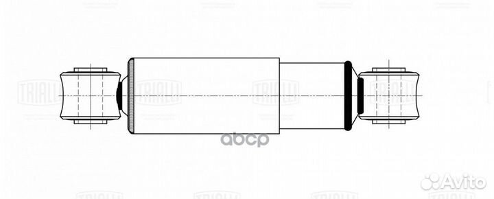 Амортизатор для прицепов BPW, Fruehauf, SAF