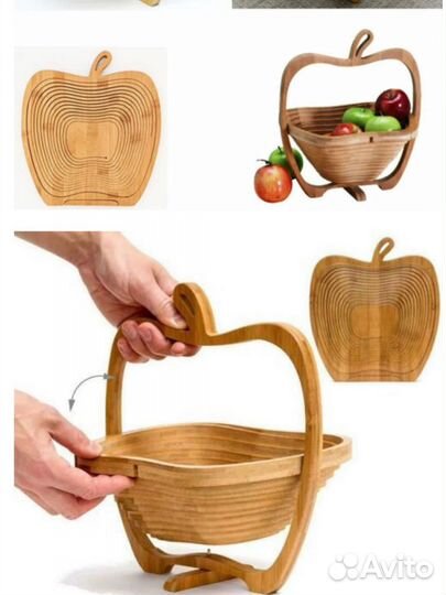 Фруктовница деревянная