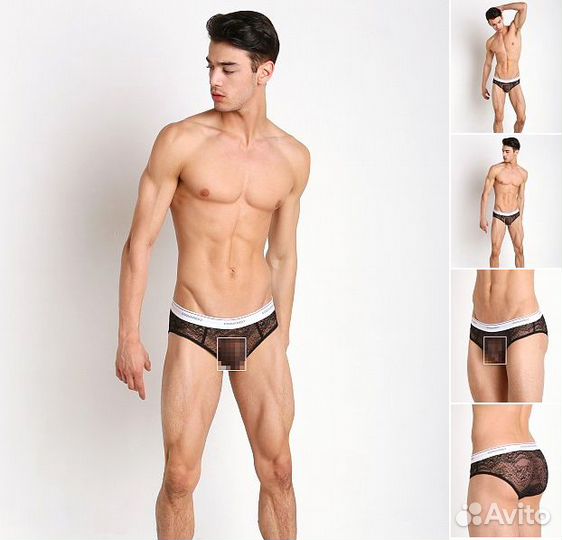 Трусы брифы Dsquared2 Snap Off Brief - Black S L