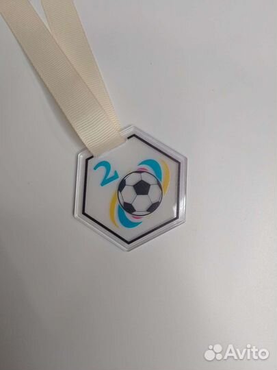 Медали наградные по футболу 1 2 3 место