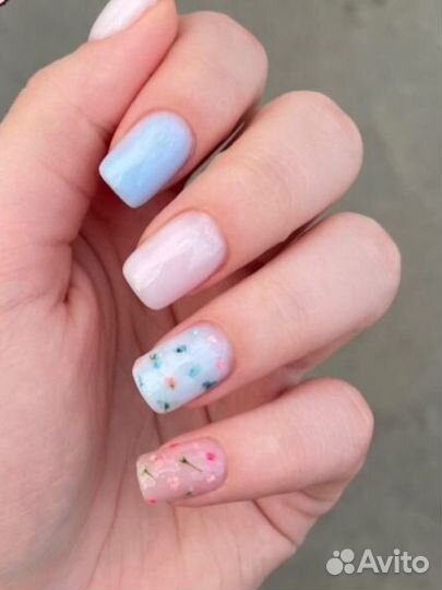 Маникюр с покрытием гель лак