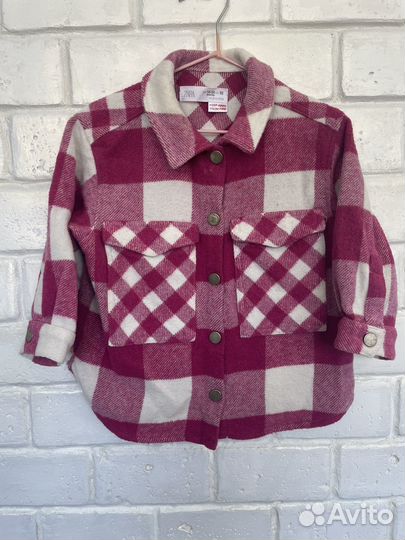 Рубашка zara для девочки 92
