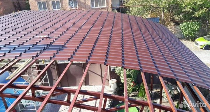 Фальцевая кровля. Металлочерепица