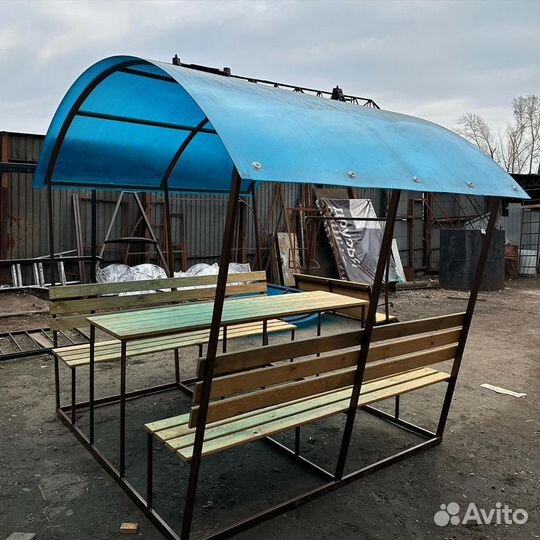 Беседка из поликарбоната