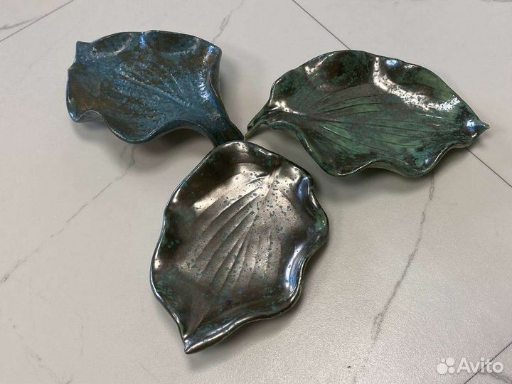 Керамические мыльницы, подставки под украшения