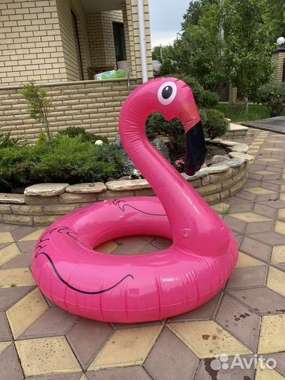 Надувной круг фламинго