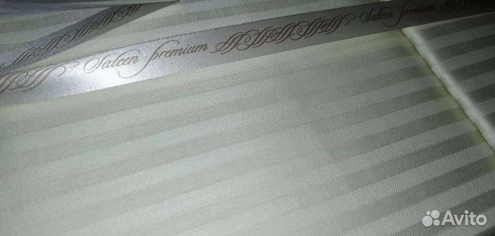 Постельное белье новое страйп-сатин кофе двуспальн