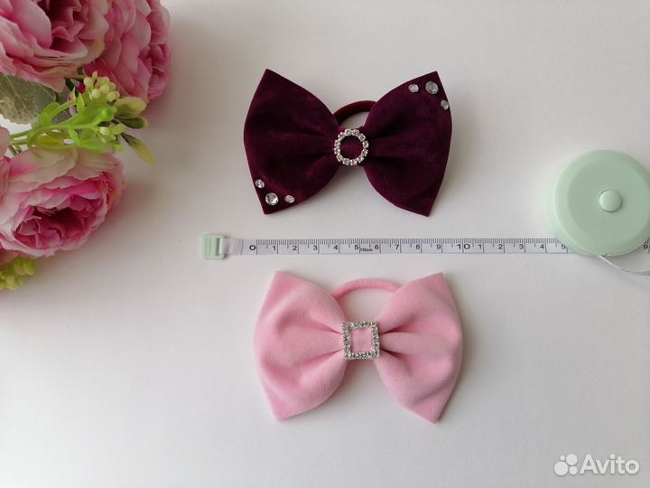 Набор бантиков на резинках подарочный