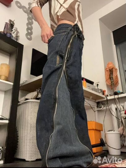 Джинсы широкие sk8 y2k