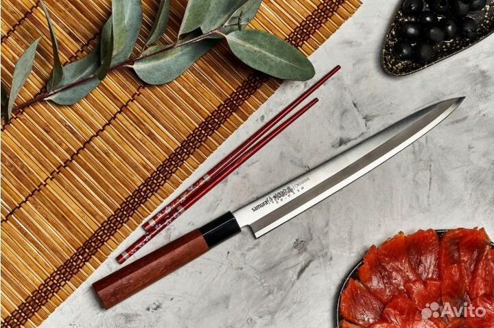 Нож для суши Янагиба Samura Okinawa 240 мм. Нож дл