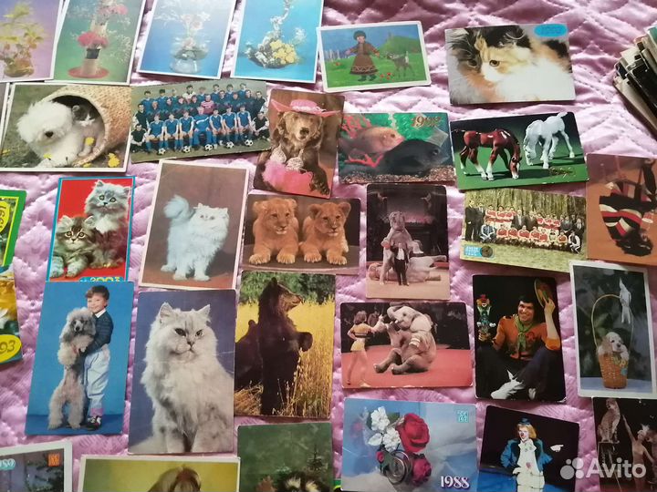 Карманные календарики смотрите фото