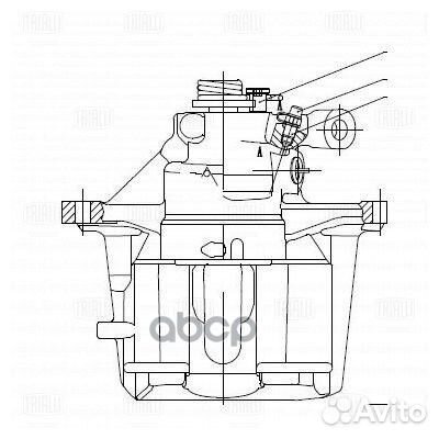 Суппорт тормозной перед лев LCV CF 095119 C