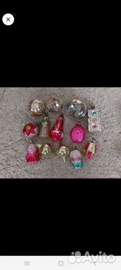 Новогодние игрушки СССР