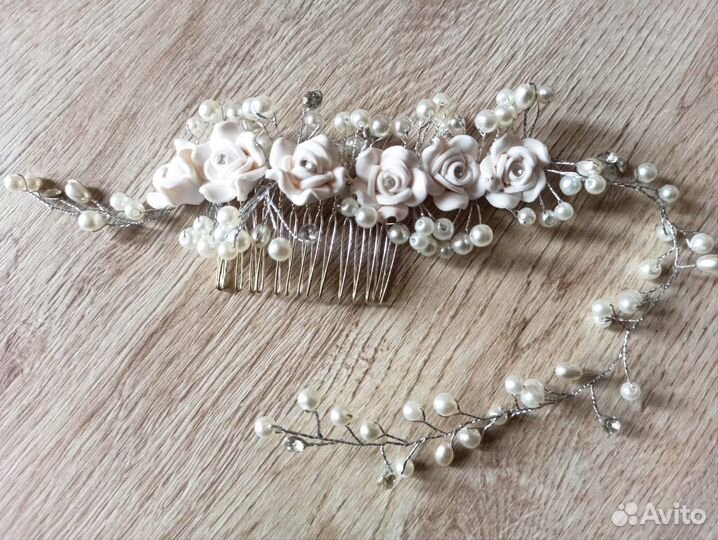 Веточка для волос, диадема