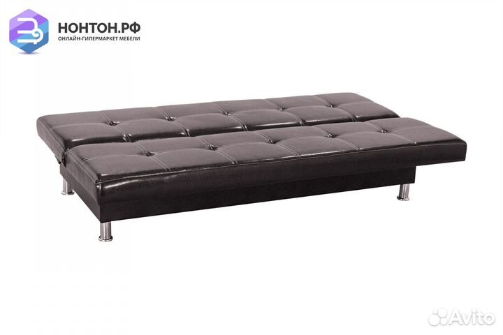 Диван клик-кляк Бомонд темно-коричневый