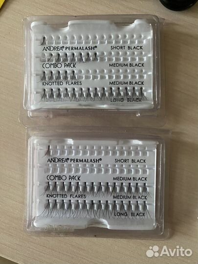 Накладные ресницы пучки