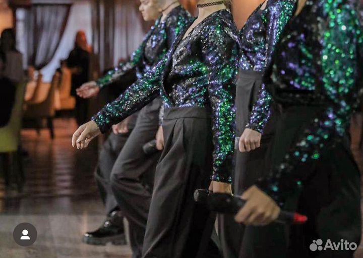 Комбинезон женский вечерний с пайетками