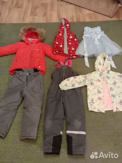 Отдам детские вещи на девочку 3-4 года