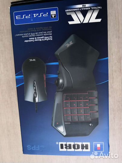Игровая мышь и кейпад Hori tac pro