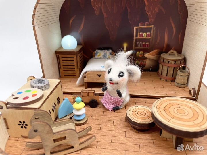 Кукольный домик-чемодан «Норка»