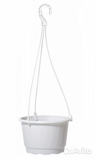 Горшок подвесной PRO с системой полива белый 21см