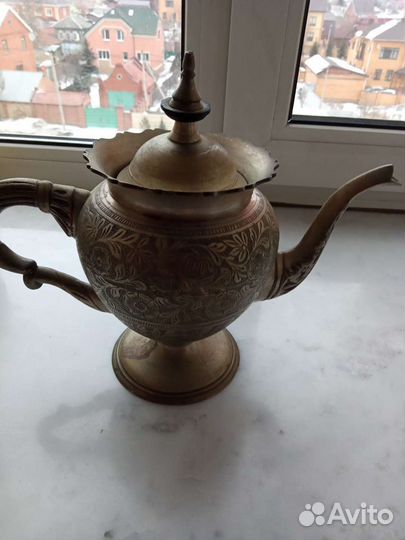 Набор посуды из латуни