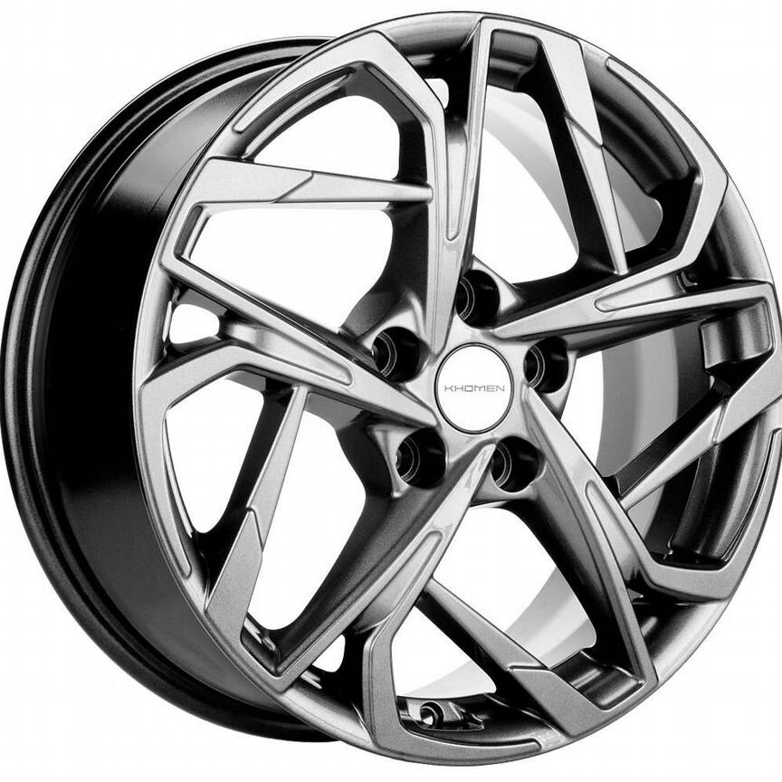Диски Khomen KHW1716 7x17 5x114.3 ET48.5 D67.1 Gray