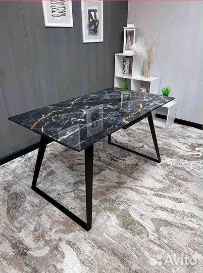 Стол обеденный керамогранит