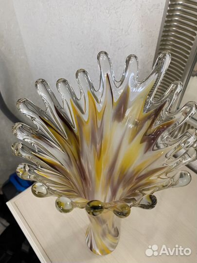 Ваза цветное стекло