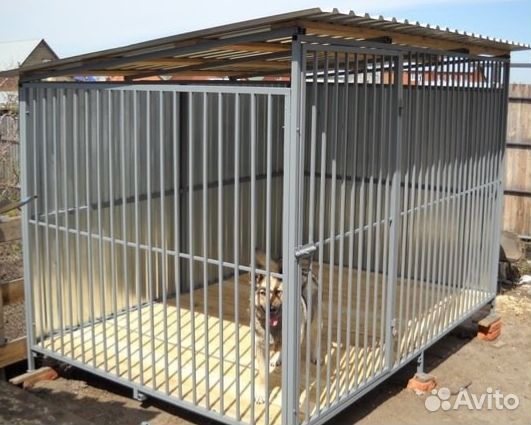 Изготовление вольера для собаки