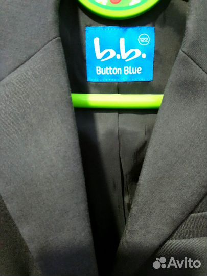 Школьный пиджак Button Blue 128
