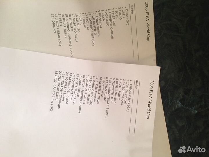 Футбольные мячи с автографами