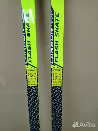 Новые лыжи brados flash skatе: 193 см на 80-90 кг