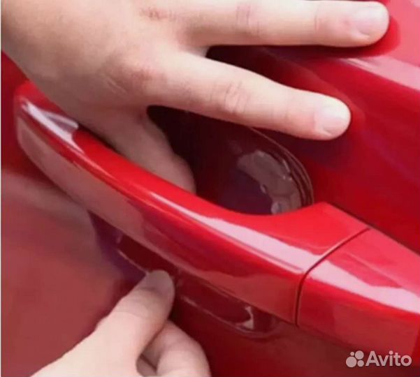 Наклейка на дверные ручки