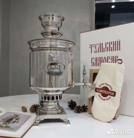 Самовар старинный дровяной. Наследники Баташева