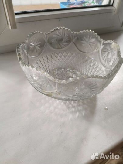 Хрустальная ваза