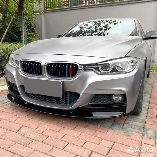 Губа сплитер на бампер bmw 3 f30 M packet