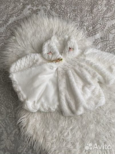 Шубка накидка на девочку