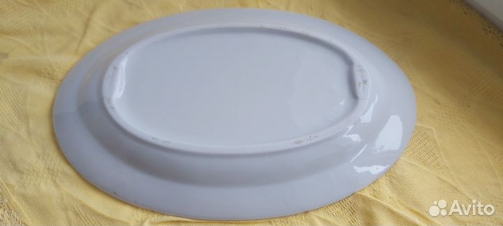 Блюдо фарфоровое Кузнецов