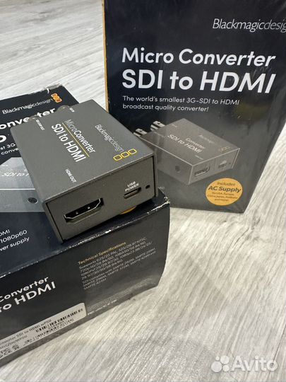 Мини-конвертер Blackmagic Design SDI to hdmi