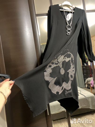 Новое платье с бирками, р.42-44 + аксессуар