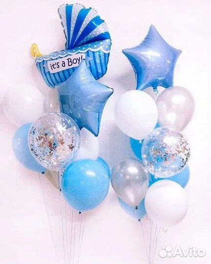 Воздушные шары Выписка из роддома Колпино