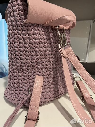 Вязаный рюкзак